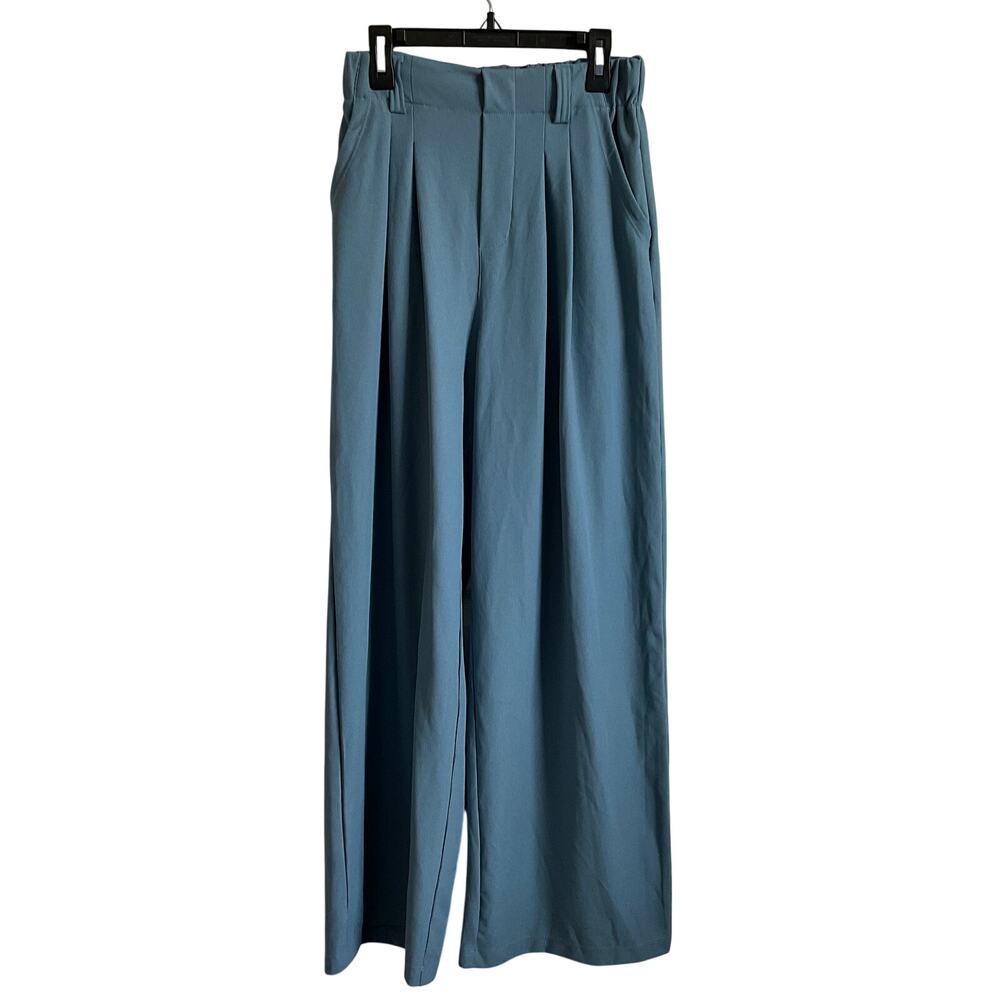 Halara Flex Waisted Side Pocket Wide Leg Waffle Work Pants - Size XS - NEW‎